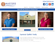 Tablet Screenshot of chiropractorsouthhaven.com